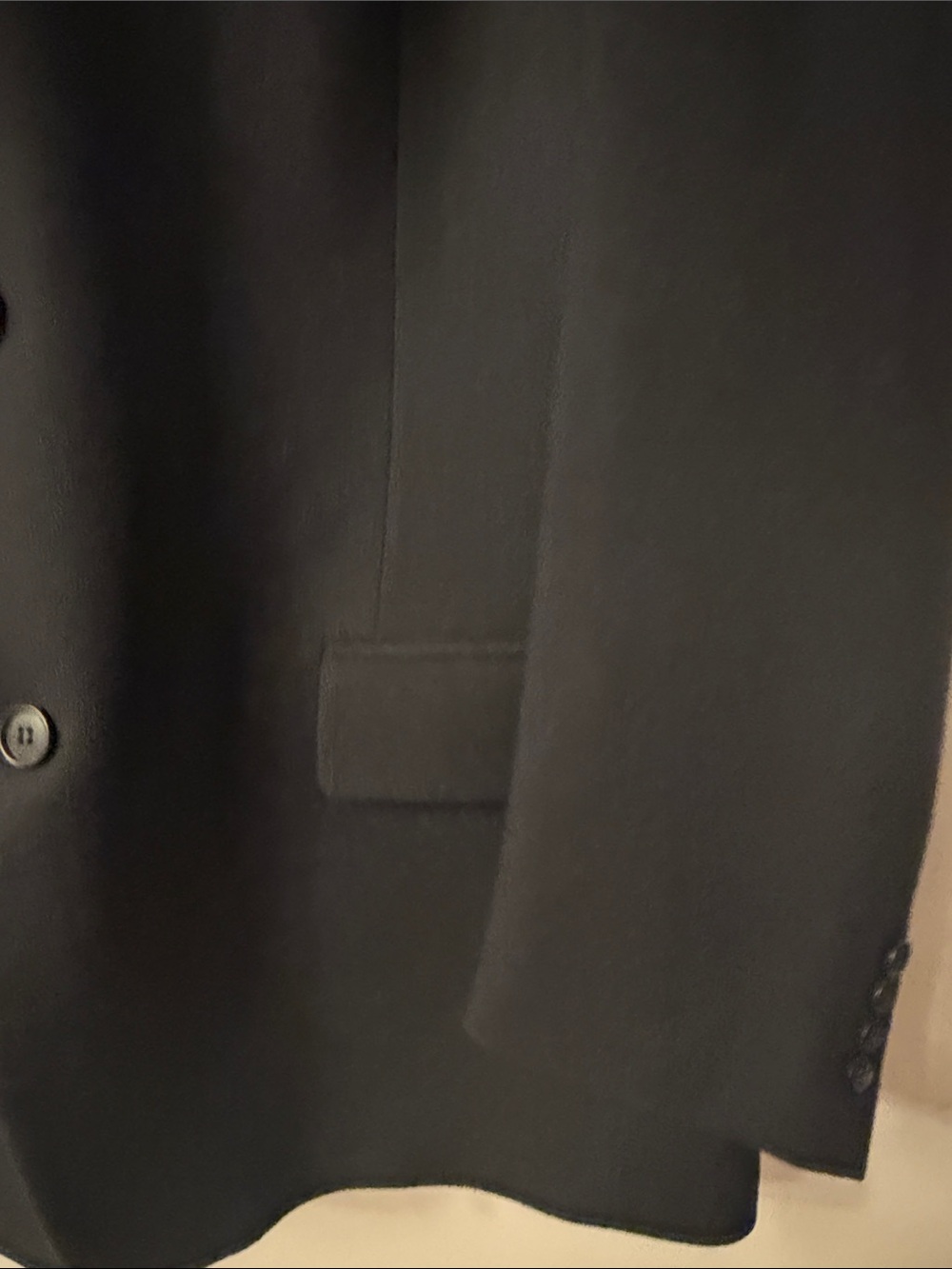 Andrew Fezza Men's Black Three-Button Sport Coat - Picture 6 of 9